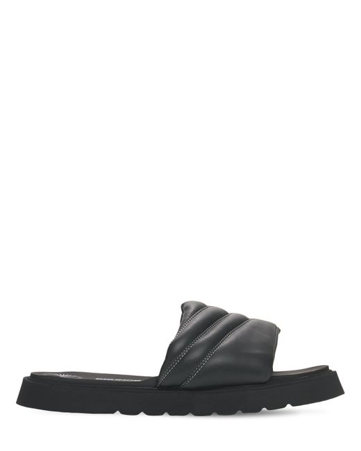 Bruno Bordese Leather Slide Sandals