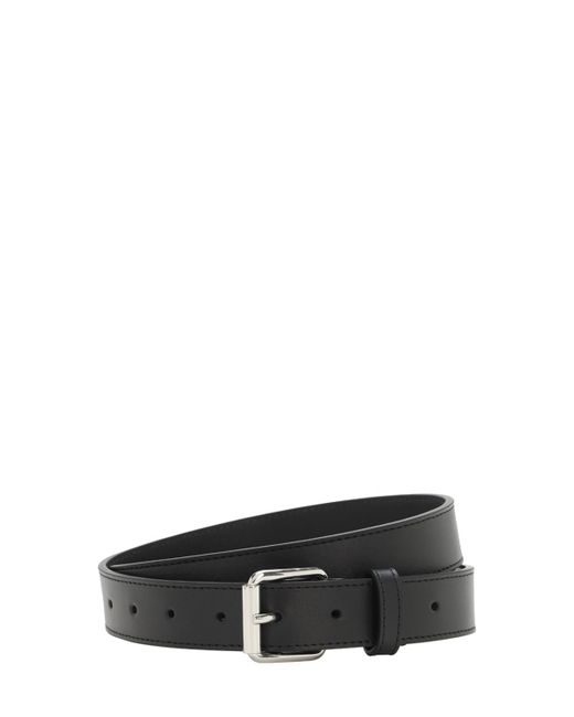 Comme Des Garçons 3cm Classic Leather Belt
