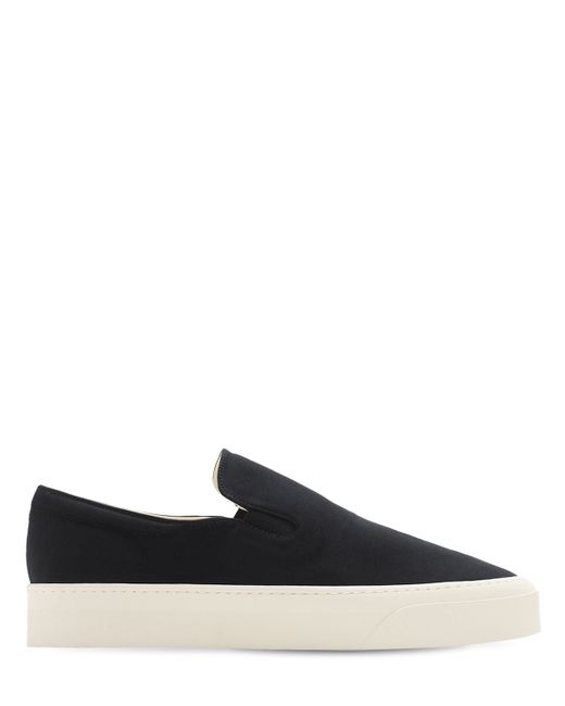 The Row 10mm Marie H Cotton Canvas Sneakers