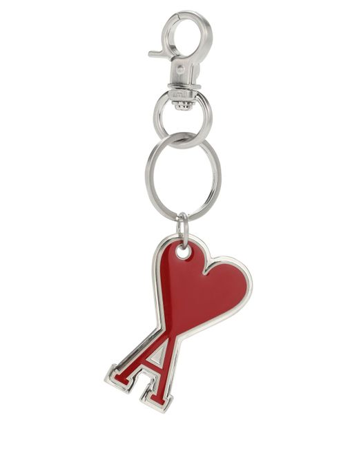 AMI Alexandre Mattiussi Heart Logo Key Holder