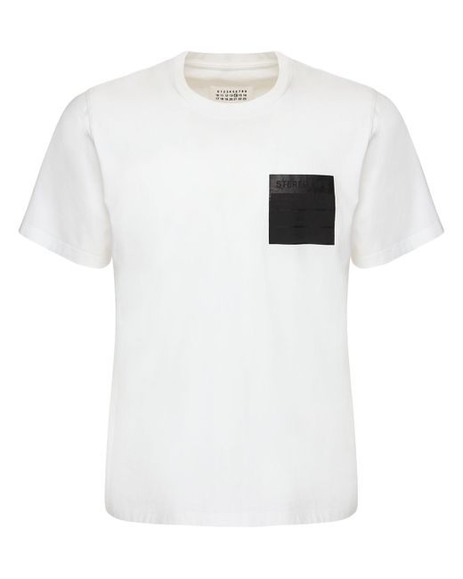 Maison Margiela Stereotype Logo Print Cotton T-shirt