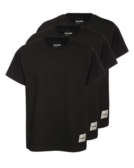 Jil Sander 3 Pack Plus Organic Cotton T-shirt