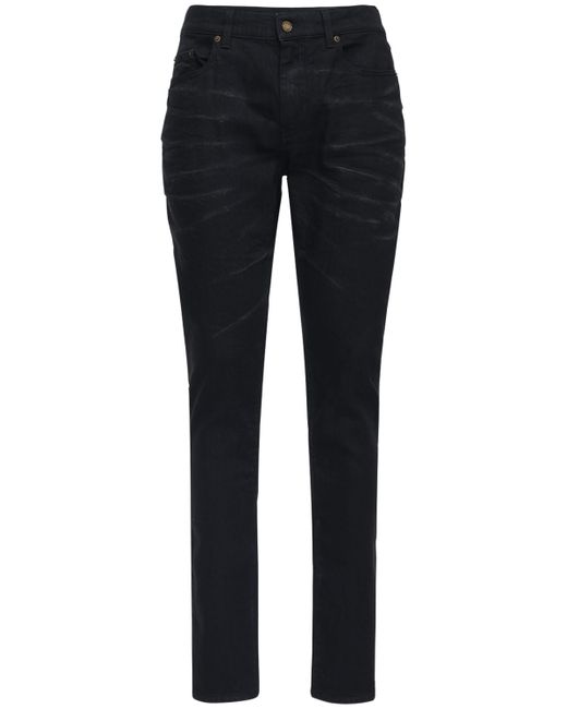 Saint Laurent 16cm Skinny Stretch Cotton Denim Jeans