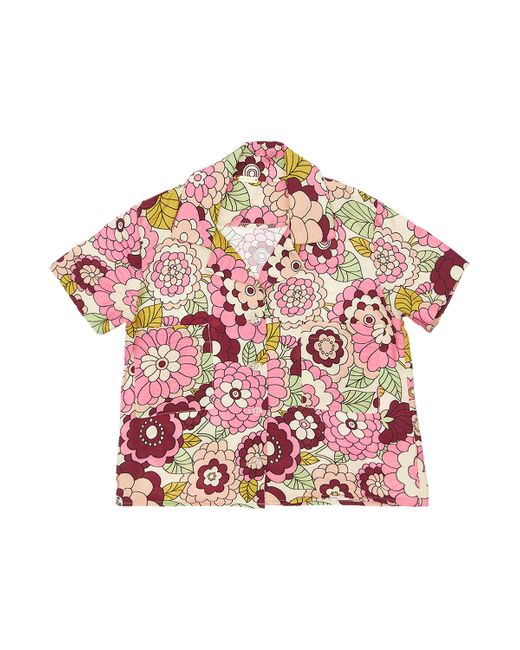 Dodo Bar Or Flower Print Viscose Shirt