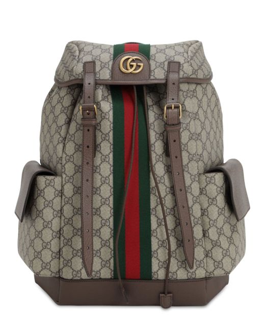 Gucci Coated Gg Supreme Ophidia Backpack