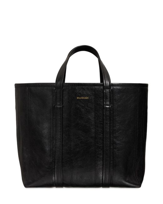 Balenciaga Medium Barbes Leather Tote Bag
