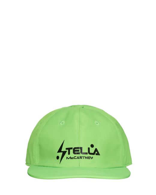Stella McCartney Logo Eco Cotton Canvas Baseball Cap