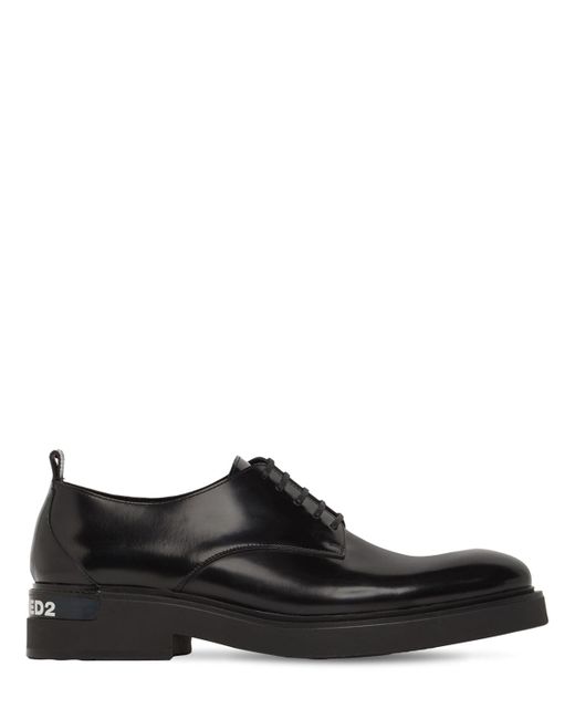 Dsquared2 45mm Brushed Leather Derby Shoes