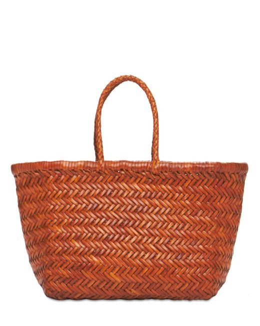 Dragon Diffusion Triple Jump Small Leather Basket Bag
