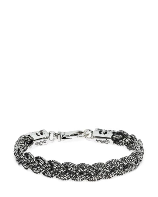 Emanuele Bicocchi Flat Braided Chain Bracelet