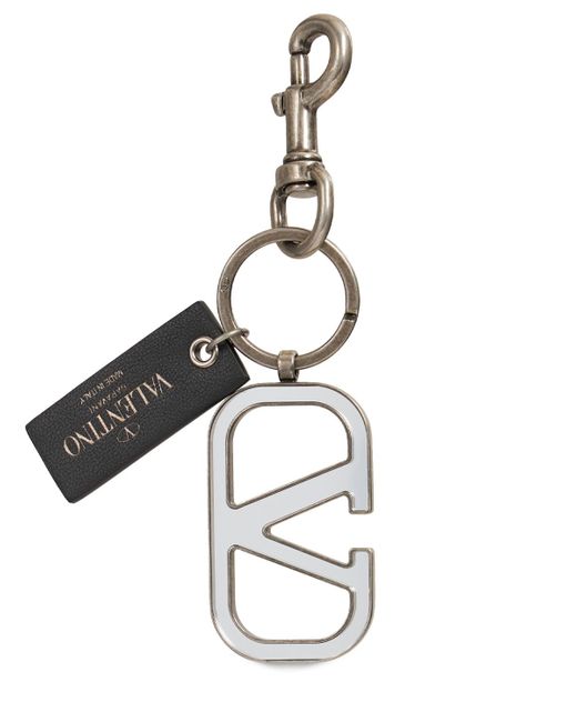 Valentino Garavani Logo Metal Key Holder