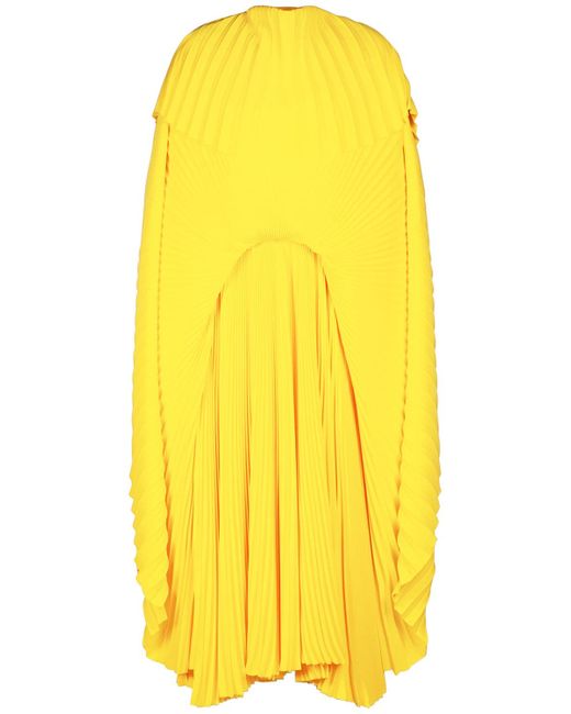Balenciaga Pleated Drape Dress