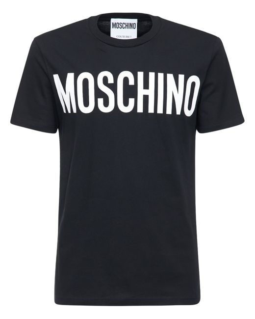 Moschino Logo Print Cotton T-shirt