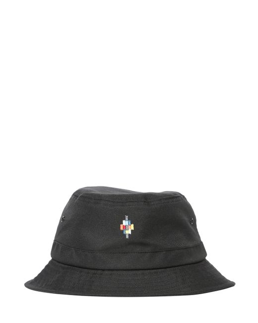 Marcelo Burlon County Of Milan Embroidered Cross Tech Bucket Hat