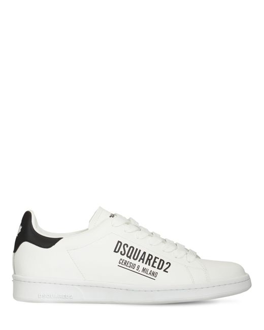 Dsquared2 Ceresio 9 Boxer Leather Low Sneakers