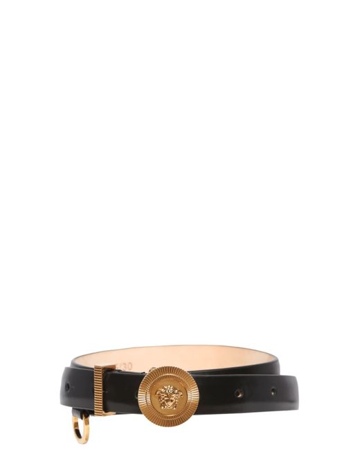 Versace 2cm Medusa Leather Belt