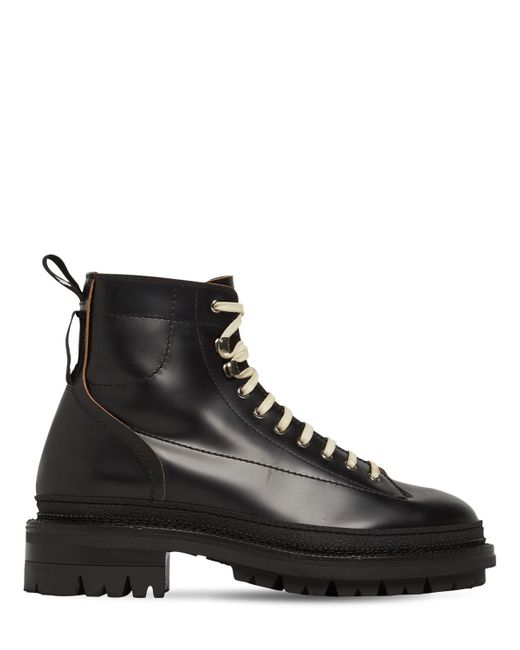 Dsquared2 Utility Brushed Leather Boots