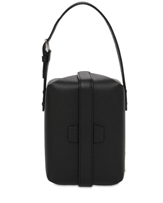 Valextra New Tric Trac Grained Leather Bag