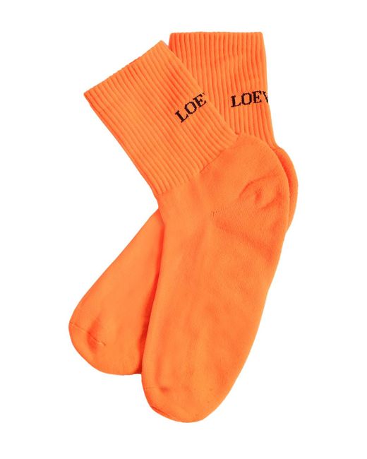 Loewe Logo Print Nylon Socks