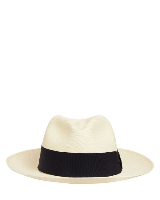 Frescobol Carioca Herringbone Panama Straw Hat