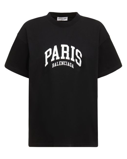 Balenciaga Printed Cotton T-shirt