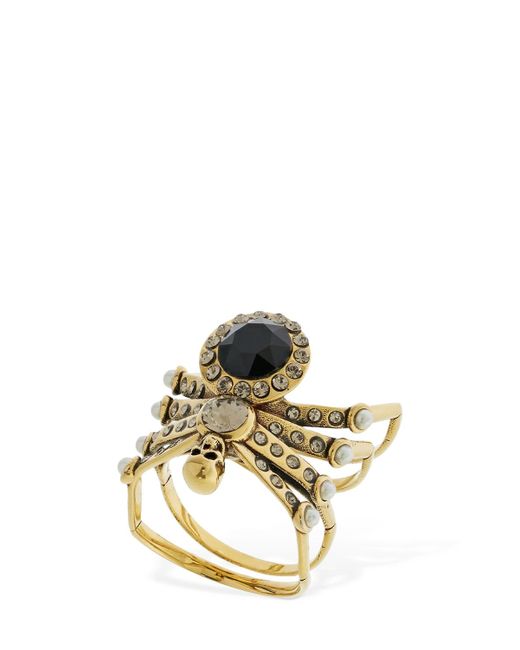 Alexander McQueen Spider Brass Ring