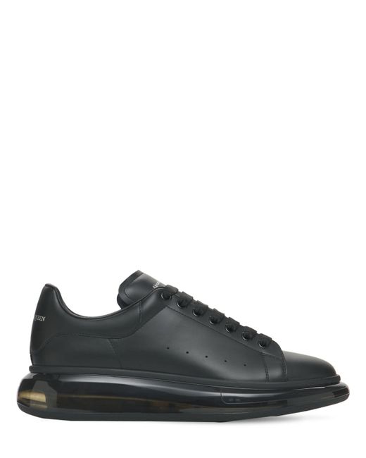 Alexander McQueen 45mm Air Sole Platform Leather Sneakers