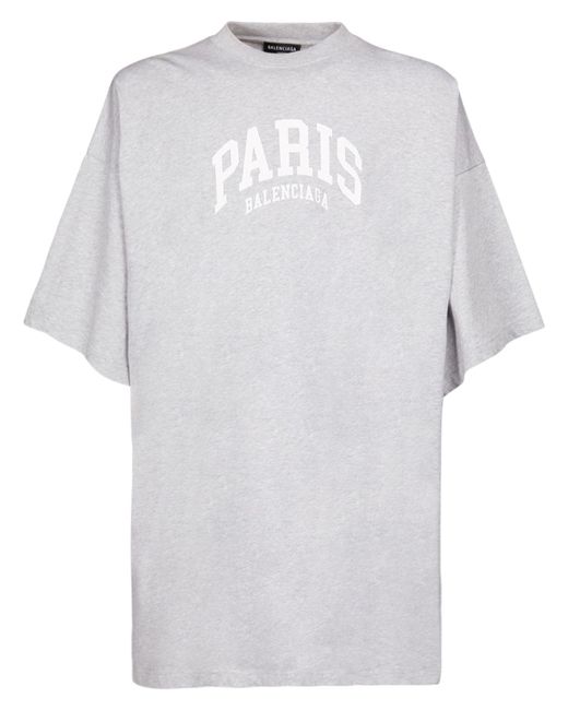 Balenciaga Over Paris Cotton T-shirt