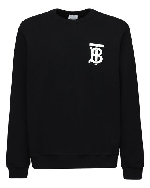 Burberry Tb Logo Print Cotton Jersey Sweatshirt