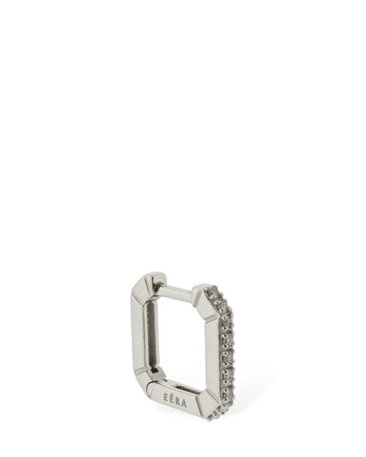 Eéra Mini 18kt Diamond Squared Mono Earring