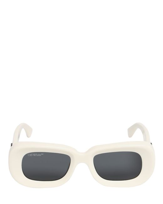 Off-White Carrara Oval Acetate Sunglasses