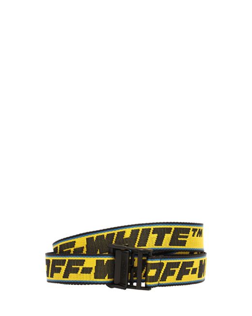 Off-White 3.5cm Logo Industrial Webbing Belt