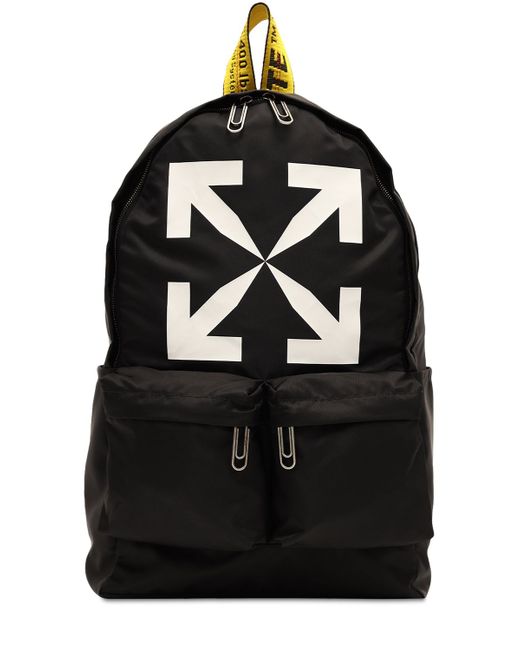 Off-White Arrow Nylon Canvas Backpack