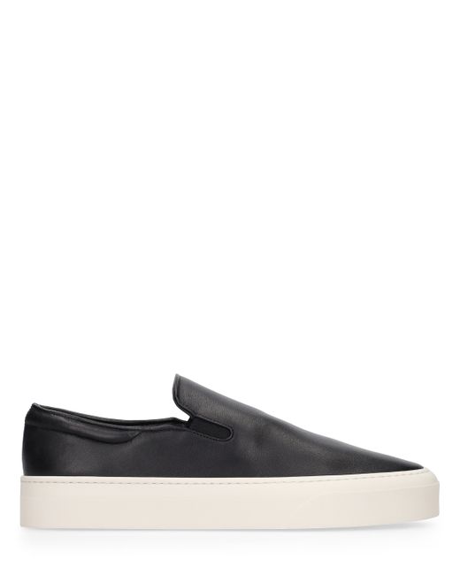The Row 30mm Marie H Leather Slip-on Sneakers