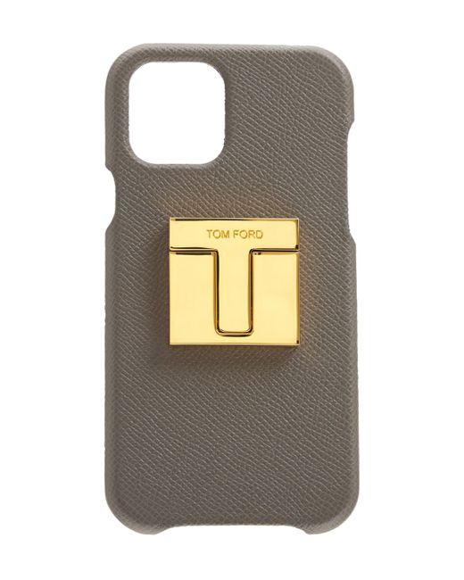 Tom Ford Logo Leather Iphone Case