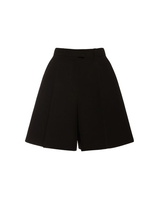 Moncler Cotton Blend High Waisted Shorts