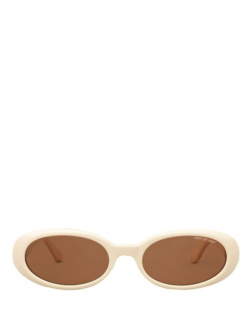 Dmy By Dmy Valentina Oval Acetate Sunglasses