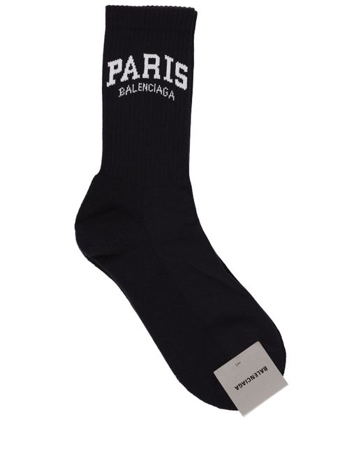 Balenciaga Paris Cotton Blend Socks