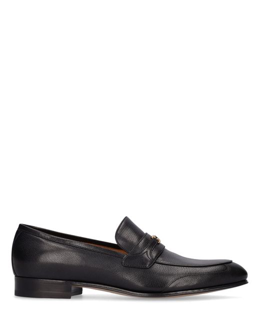 Gucci Interlocking G Leather Loafers