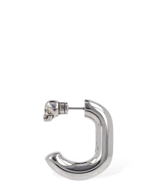 Alexander McQueen Metal Mono Earring
