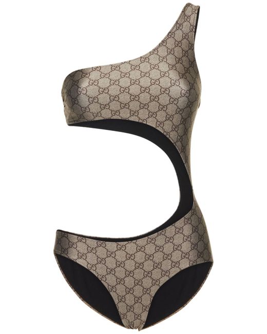 Gucci Sparkling Jersey One Piece Swimsuit