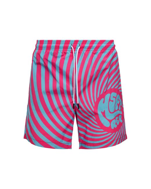 MSFTSrep Spiral Print Tech Swim Shorts