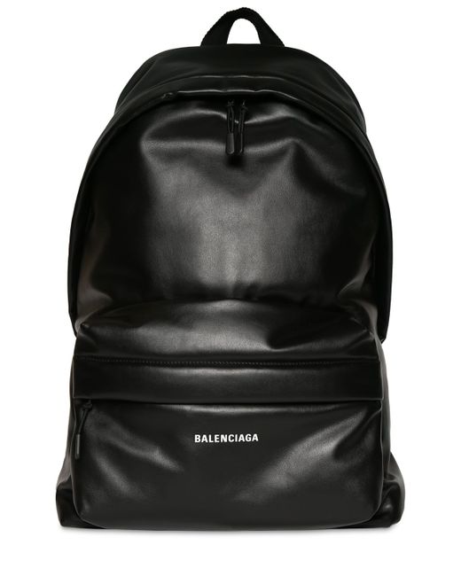 Balenciaga Puffy Leather Backpack