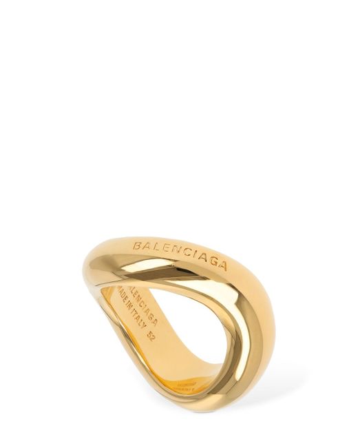 Balenciaga Loop Brass Ring