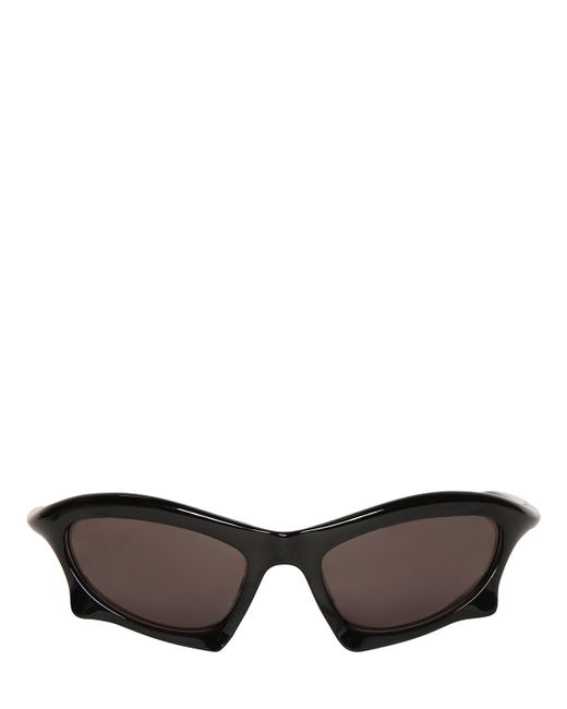 Balenciaga 0229s Bat Rectangle Nylon Sunglasses