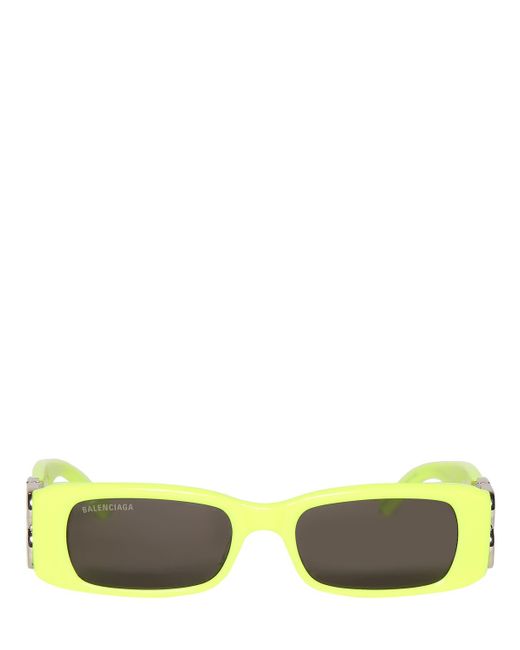 Balenciaga 0096s Dynasty Rectangle Sunglasses