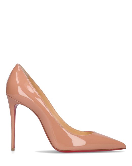 Christian Louboutin 100mm Kate Patent Leather Pumps