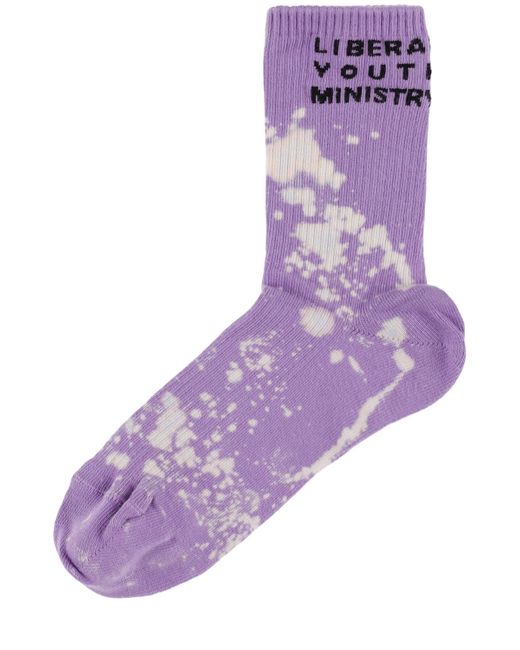 Liberal Youth Ministry Bleached Cotton Blend Knit Socks
