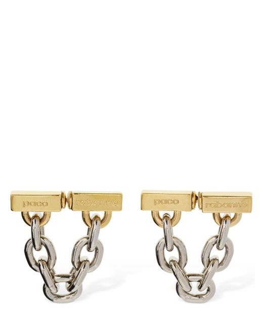 Paco Rabanne Xl Link Chain Earrings