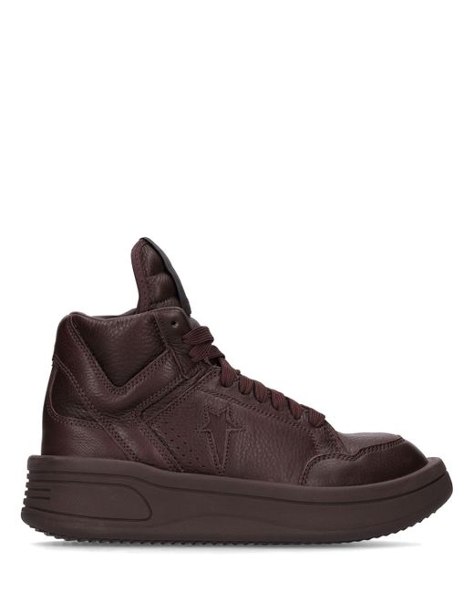 Drkshdw X Converse Converse Turbowpn High Leather Sneakers